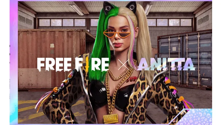 Free Fire faz parceria com Anitta e terá música e personagem especial