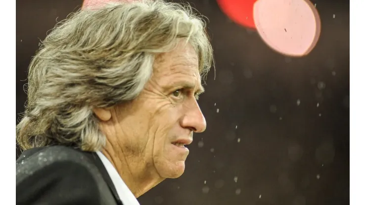 Foto: Allan Carvalho/AGIF | Jorge Jesus não escondeu seu amor pelo Flamengo
