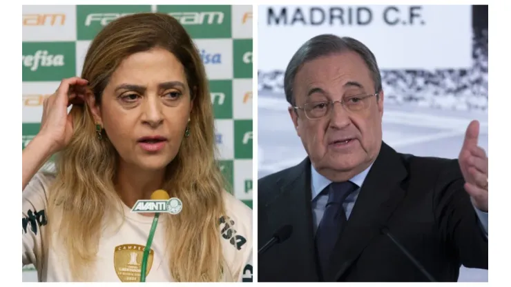 Fotos: Fábio Menotti/Palmeiras e Gonzalo Arroyo Moreno/Getty Images - Leila Pereira assegura que Palmeiras vai segurar Danilo, alvo de Florentino Pérez
