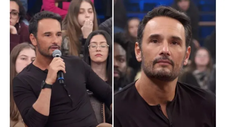 Rodrigo Santoro durante participação no "Altas Horas" - Imagem: Reprodução/Globo
