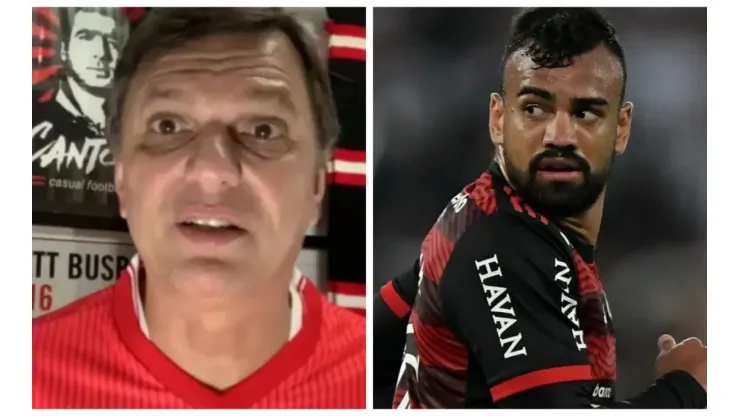 Foto: Montagem de Reprodução/Youtube e Thiago Ribeiro/AGIF - Mauro Cezar indicou Fabrício Bruno na vaga do questionado Rodinei
