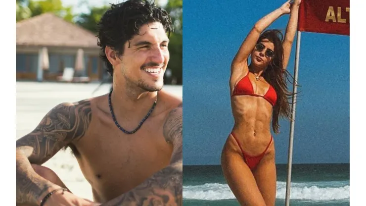 Foto: reprodução Instagram oficial Gabriel Medina/Jade Picon
