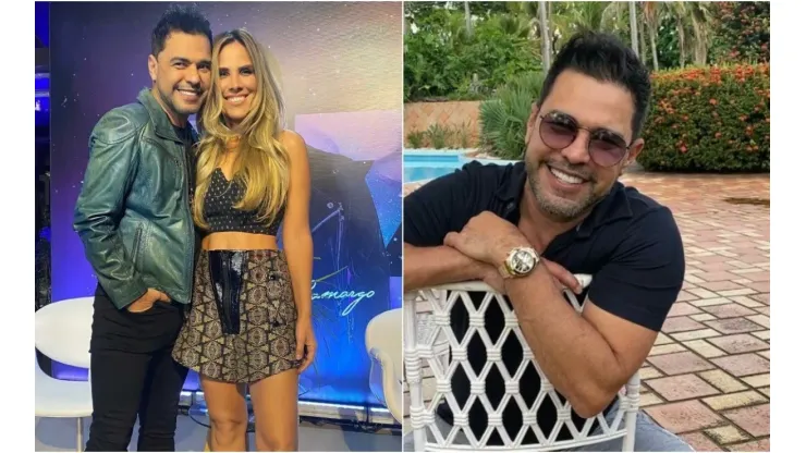 Foto 1: Reprodução/Instagram Wanessa Camargo - Foto 2- Reprodução/Instagram Zezé de Camargo
