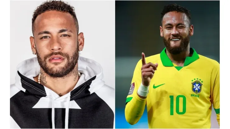 Foto esq. (Instagram oficial de Neymar). Foto dir. (Photo by Daniel Apuy/Getty Images).
