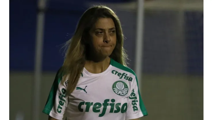 Heber Gomes/AGIF - Leila, presidente do Palmeiras.
