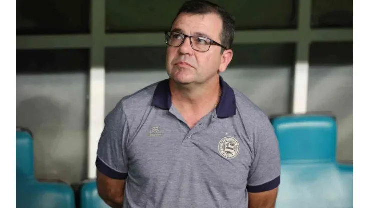 Felipe Oliveira/EC Bahia. O treinador encerrou a preparação para enfrentar o Sport fora de casa
