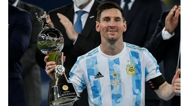 Foto: Thiago Ribeiro/AGIF - Messi ajudou a Argentina a vencer a Copa América de 2021.
