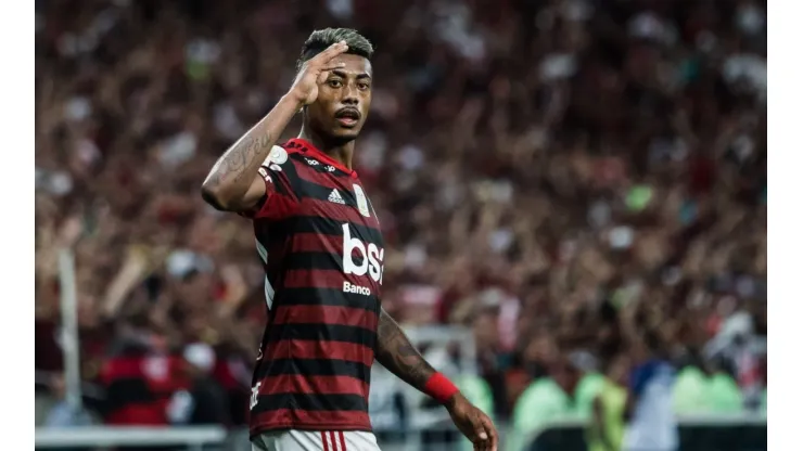 Agif/Bruno Baketa - Bruno Henrique é pego de surpresa no Flamengo
