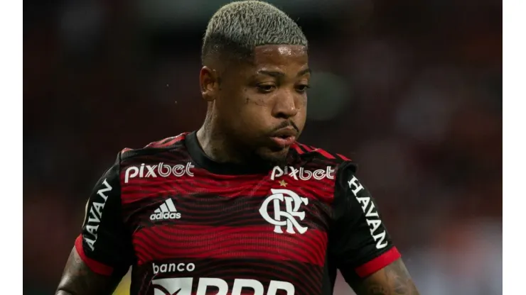 Foto: Gil Gomes/AGIF - Marinho, ex-Santos, comemorou título do Flamengo, mas como reserva de Dorival Jr
