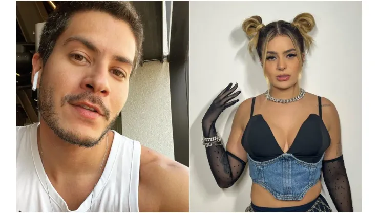 Foto 1: Reprodução/Instagram oficial de Arthur Aguiar. Foto 2: Reprodução/Instagram oficial de Viih Tube.
