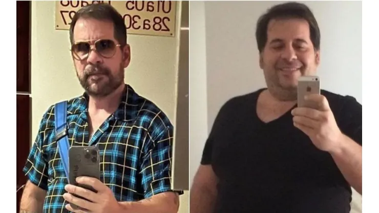 Leandro Hassum comemora 8 anos do processo de emagrecimento e mostra antes e depois. Imagens: Reprodução/Instagram oficial do humorista.
