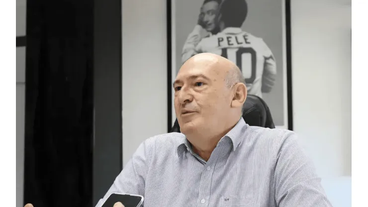 Ivan Storti/Santos. Andrés Rueda é o presidente do Santos FC
