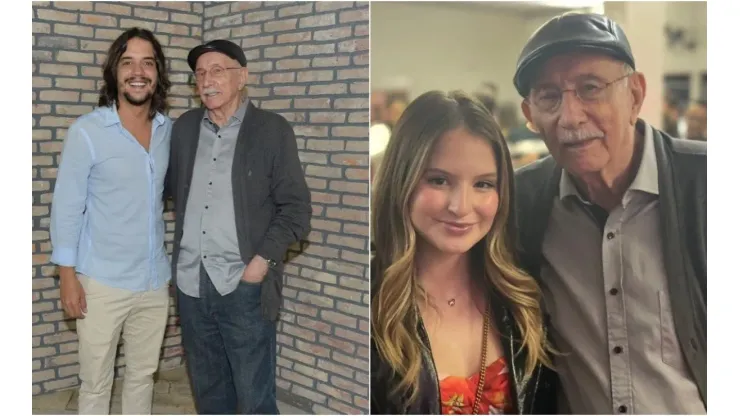 Reynaldo Boury faleceu aos 90 anos e deixou saudades nos amigos e familiares (Fotos: Reprodução instagram oficial Guilherme Boury e Sophia Valverde)
