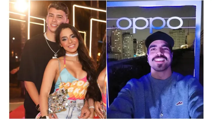 Foto 1: Instagram oficial de Mirella Santos. Foto 2: Reprodução/Instagram oficial de Caio Castro.
