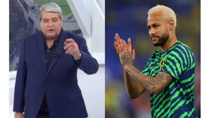 Datena fez críticas ao jogador Neymar por não comparecer ao velório de Pelé
