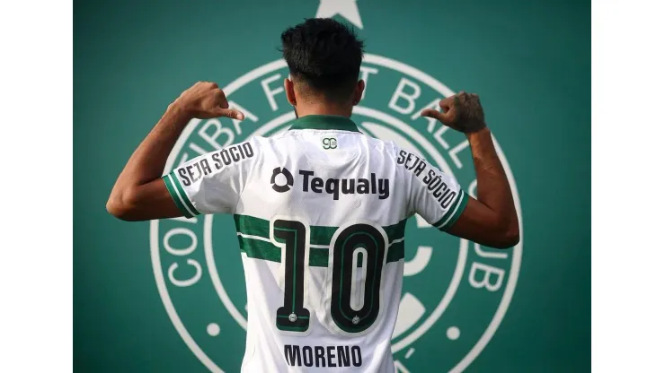 Foto: Divulgação/Coritiba - Moreno chegou ao Couto Pereira por um contrato de uma temporada
