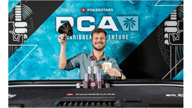 Kelvin Kerber venceu torneio no PCA (Foto: Eloy Cabacas/PokerStars)
