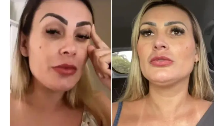 Fotos: Reprodução/YouTube/Andressa Urach
