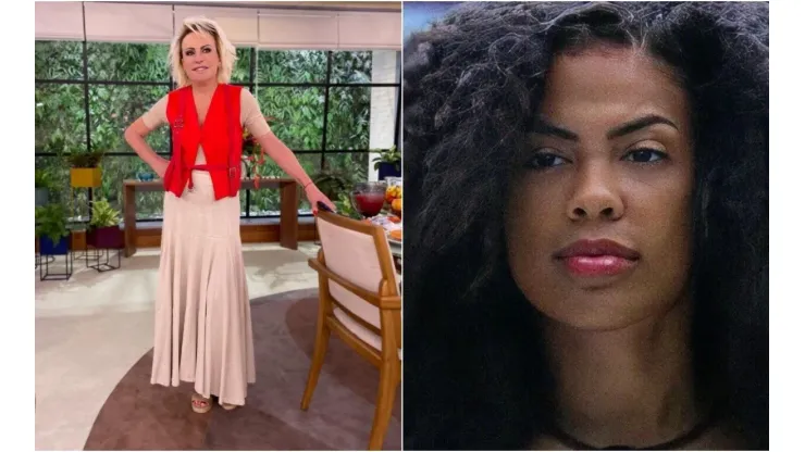 Foto 1: Instagram oficial de Ana Maria Braga. Foto 2: Reprodução/Rede Globo.
