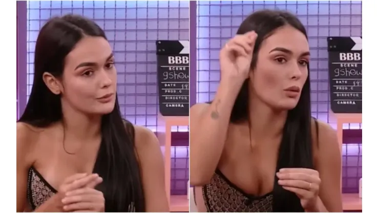 Larissa foi entrevistada no Big Brother Brasil - A Eliminação
