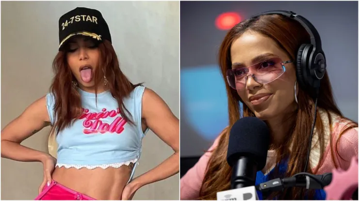 Imagem 1 - Reprodução: Instagram/Anitta | Imagem 2- Emma McIntyre/Getty Images for SiriusXM
