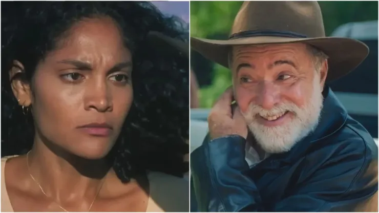 Imagens 1 e 2 - Reprodução/TV Globo
