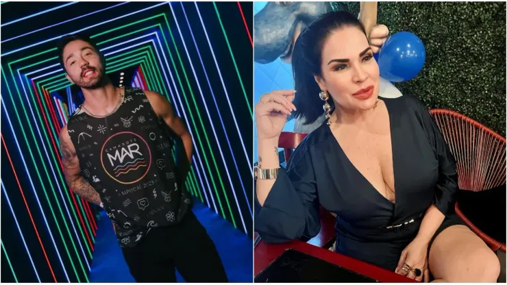 Foto 1: Instagram oficial de Rico Melquiades. Foto 2: Instagram oficial de Solange Gomes.
