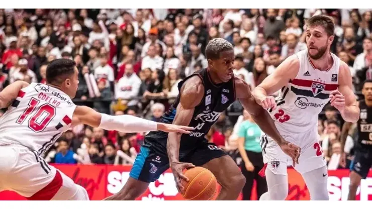 São Paulo e Sesi Franca protagonizam uma série equilibrada. Reprodução/Instagram oficial de Sesi Franca Basquete
