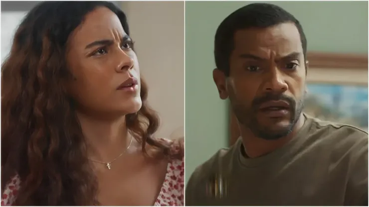 Imagens 1 e 2 - Reprodução/TV Globo
