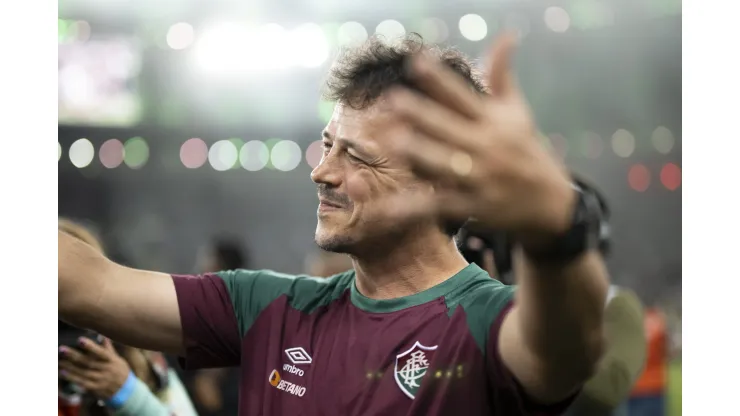 RJ - RIO DE JANEIRO - 16/05/2023 - COPA DO BRASIL 2023, FLUMINENSE X FLAMENGO - Fernando Diniz tecnico do Fluminense durante partida contra o Flamengo no estadio Maracana pelo campeonato Copa do Brasil 2023. Foto: Jorge Rodrigues/AGIF
