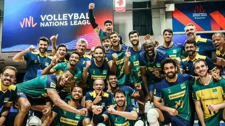 Brasil encerrou primeira semana da VNL com vitória sobre os Estados Unidos. Foto: FIVB
