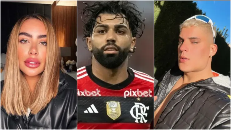 Foto 1: Instagram oficial de Rafaella Santos. Foto 2: Jorge Rodrigues/AGIF. Foto 3: Instagram oficial de Tiago Ramos.
