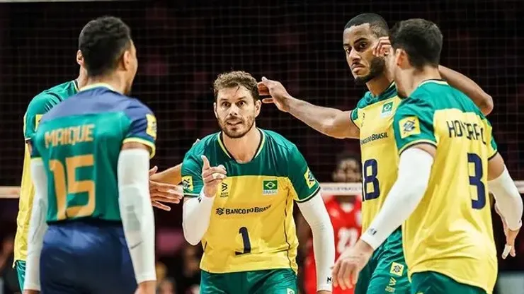 Brasil fará a sua estreia na segunda etapa da Liga das Nações. Foto: FIVB
