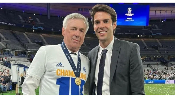 Kaká e Ancelotti - Foto: Reprodução/Instagram/Kaká
