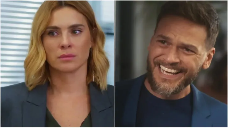 Imagens 1 e 2 - Reprodução/TV Globo
