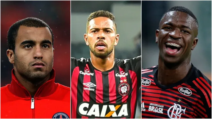 Foto: Agif/Getty Images - Lucas Moura, Renan Lodi e Vinícius Júnior são algumas das vendas mais altas dos times brasileiros 
