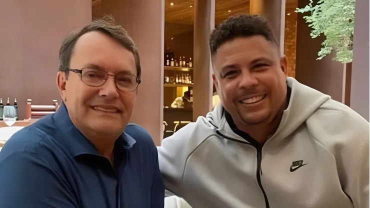 Foto: Reprodução / Twitter - Ronaldo e Pedrinho BH se reuniram em Belo Horizonte 
