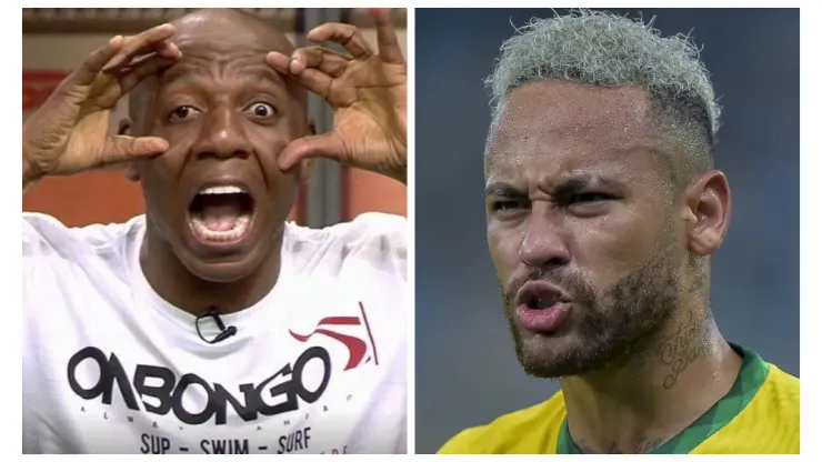 Fotos: Reprodução/ESPN e Thiago Ribeiro/AGIF - Amaral cometeu "gafe" em post de perdão de Neymar à noiva por traição
