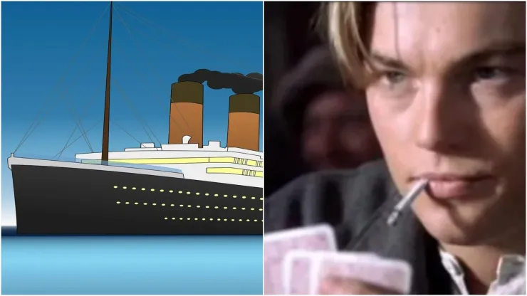 Personagem de Leonardo Di Caprio só embarcou no Titanic porque ganhou no poker (Fotos: Reprodução/Pixabay e Reprodução/Youtube)
