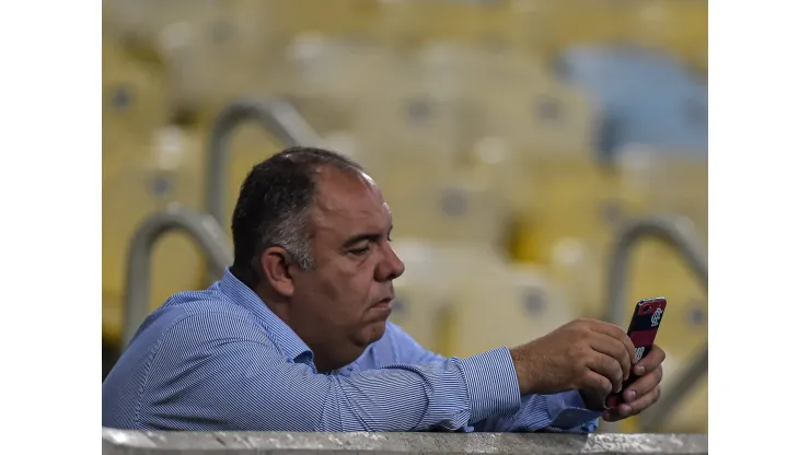 RJ - Rio de Janeiro - 14/03/2020 - CARIOCA 2020, FLAMENGO X PORTUGUESA -Marcos Braz dirigente do Flamengo assiste partida contra o Portuguesa no estadio Maracana pelo campeonato Carioca 2020. Foto: Thiago Ribeiro/AGIF
