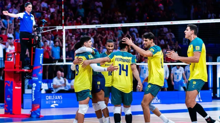 Brasil busca a terceira vitória na semana pela VNL. Foto: FIVB
