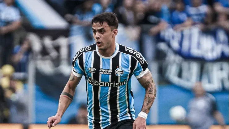 RS - PORTO ALEGRE - 25/06/2023 - BRASILEIRO A 2023, GREMIO X CORITIBA - Felipe Carballo jogador do Gremio durante partida contra o Coritiba no estadio Arena do Gremio pelo campeonato BRASILEIRO A 2023. Foto: Maxi Franzoi/AGIF
