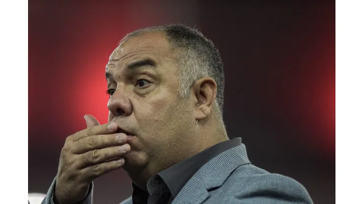 RJ - Rio de Janeiro - 30/03/2022 - CARIOCA 2022, FLAMENGO X FLUMINENSE - Marcos Braz dirigente do Flamengo durante partida contra o Fluminense no estadio Maracana pelo campeonato Carioca 2022. Foto: Thiago Ribeiro/AGIF
