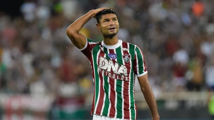 Foto: Thiago Ribeiro/AGIF - Gum,  ex-jogador do Fluminense, durante partida contra o Nacional (URU) no estadio Engenhao pelo campeonato Copa Sul-Americana 2018. 
