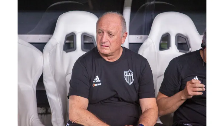 Foto: Lucas Emanuel/AGIF- Felipão ainda não venceu no comando do Galo
