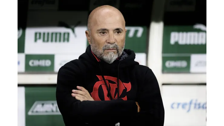 Foto: Marcello Zambrana/AGIF- Jorge Sampaoli não gostou da atuação do time
