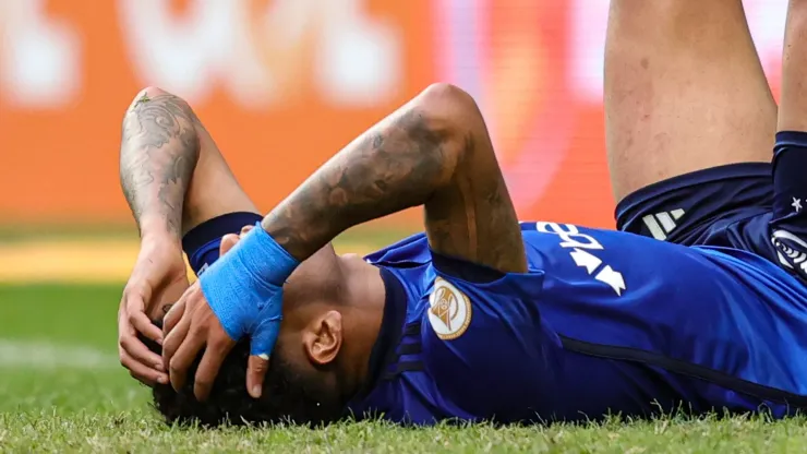 MG - BELO HORIZONTE - 23/07/2023 - BRASILEIRO A 2023, CRUZEIRO X GOIAS - Filipe Machado jogador do Cruzeiro lamenta chance perdida durante partida contra o Goias no estadio Independencia pelo campeonato Brasileiro A 2023. Foto: Gilson Lobo/AGIF
