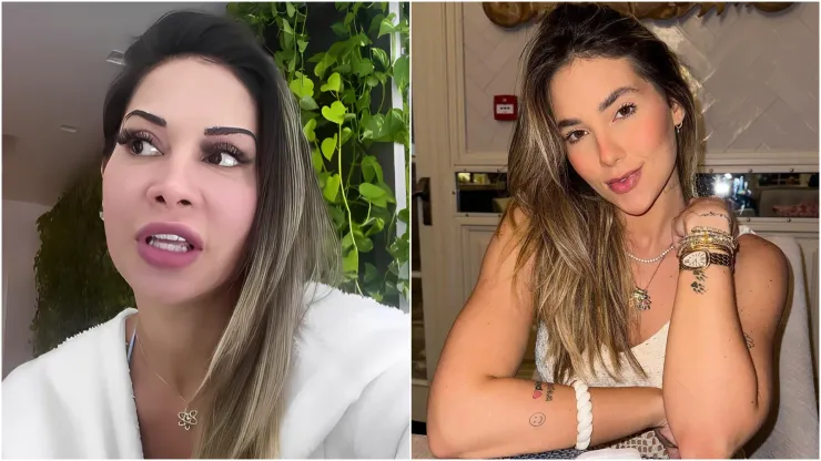 Foto 1: Reprodução/Instagram de Maíra Cardi | Foto 2: Reprodução/Instagram de Virgínia 
