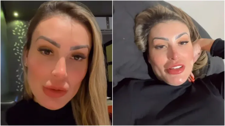 Imagens: Reprodução/Instagram oficial de Andressa Urach.
