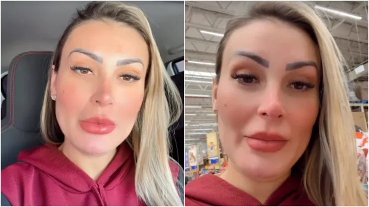 Imagens: Reprodução/Instagram oficial de Andressa Urach.
